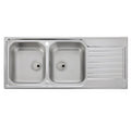 Abode AW5060 Connekt Double Bowl Stainless Steel Sink 2.0