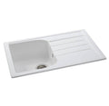 Abode ORIEL 1.0 Bowl Inset Granite Sink White