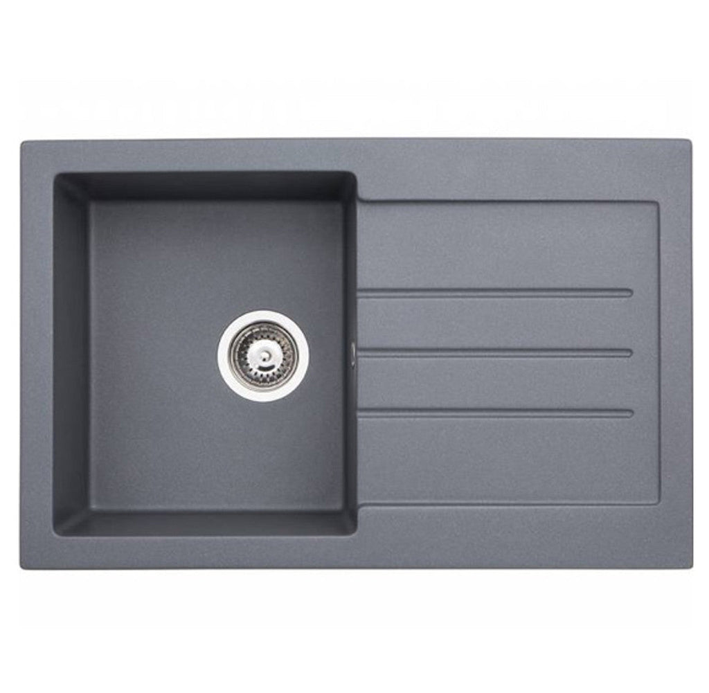 Abode XCITE 1.0 Bowl Granite Sink Grey