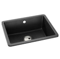 Abode MATRIX SQGR15 1.0 Bowl Granite Sink Large Bowl Black