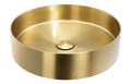 Abode Iox 375mm Round Steel Brass Basin