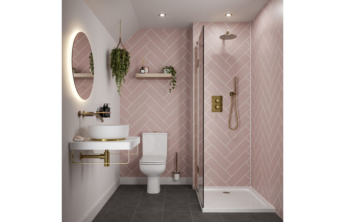 Abode Kite Concealed Shower (2 Exit) - Antique Brass AB4573