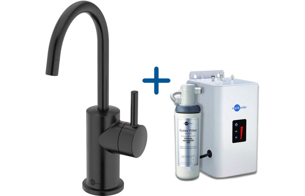 InSinkErator FH3010 Hot Water Tap & Neo Tank - Velvet Black AIS413