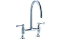 Abode Ludlow Bridge Mixer Tap - Chrome AT1029