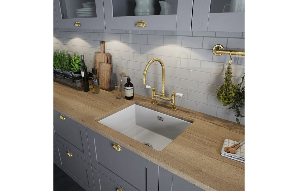 Abode Ludlow Bridge Mixer Tap - Chrome AT1029
