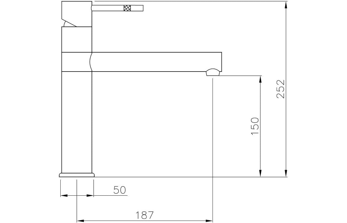 Abode Hydrus Single Lever Mixer Tap - Chrome AT1088