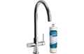 Abode Puria Aquifier Mixer Tap - Chrome AT2042