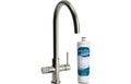 Abode Puria Aquifier Mixer Tap - Brushed Nickel  AT2043