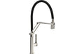 Abode Hex Professional Mixer Tap - Brushed Nickel  AT2094