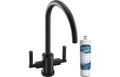 Abode Atlas Monobloc Aquifier Mixer Tap - Matt Black AT2099