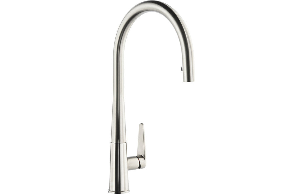 Abode Coniq R Single Lever Mixer Tap w/Pull Out - Brushed Nickel AT2120