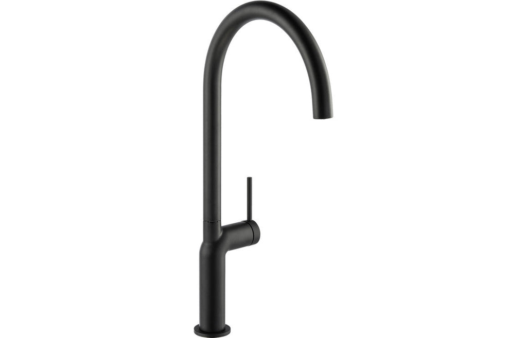 Abode Tubist Single Lever Mixer Tap - Matt Black AT2128