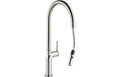Abode Tubist Single Lever Mixer Tap w/Pull Out - Brushed Nickel  AT2130