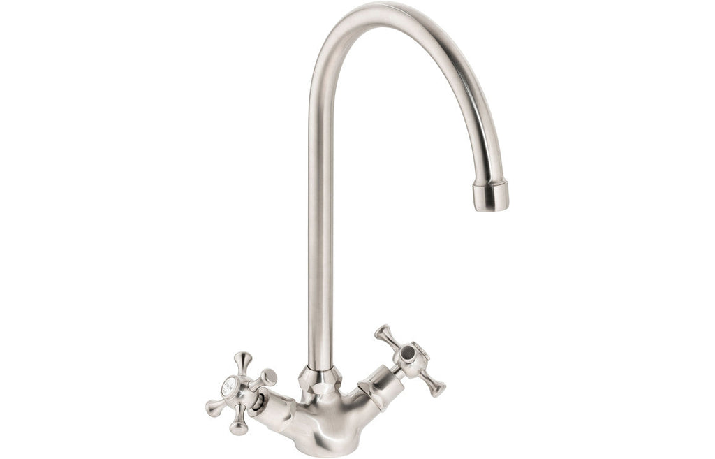 Abode Burford Monobloc Mixer Tap - Brushed Nickel AT2171