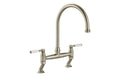Abode Oxbury Bridge Mixer Tap - Brushed Nickel AT2224