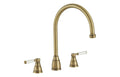 Abode Oxbury 3 Part Mixer Tap - Antique Brass AT2228