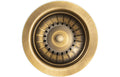 Abode 90mm (1.5") Manual Basket Strainer Waste - Antique Brass AX1136