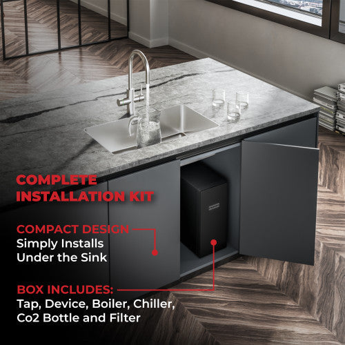Franke Mythos Water Hub 5-in-1 Electronic Tap – Stainless Steel