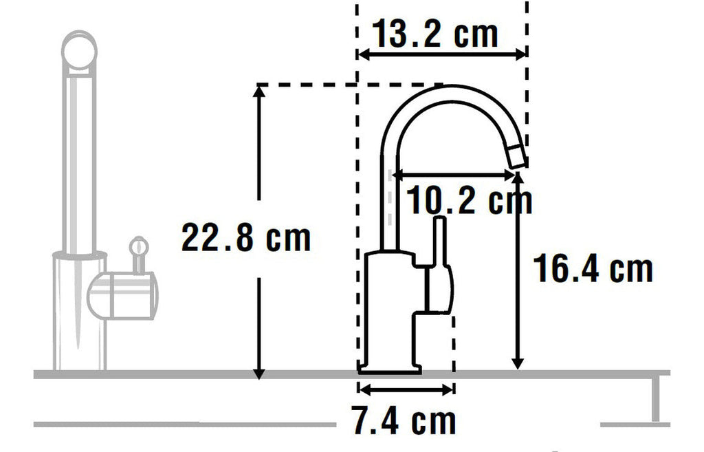 InSinkErator FH3010 Hot Water Tap & Neo Tank - Velvet Black AIS413