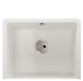 Abode MATRIX SQGR15 1.0 Bowl Granite Sink Large Bowl White