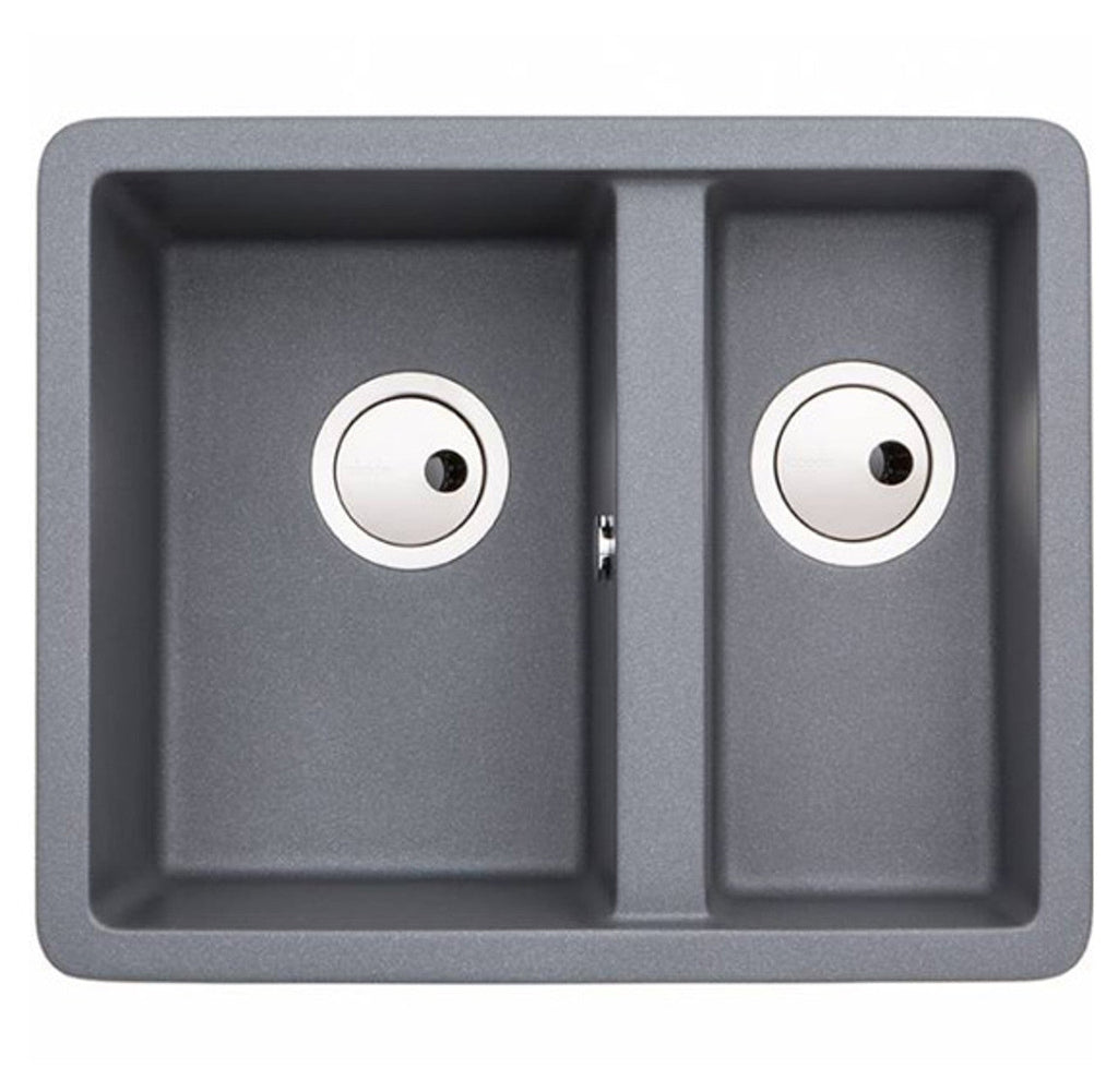 Abode MATRIX SQ GR15 1.5 Bowl Granite Sink Grey