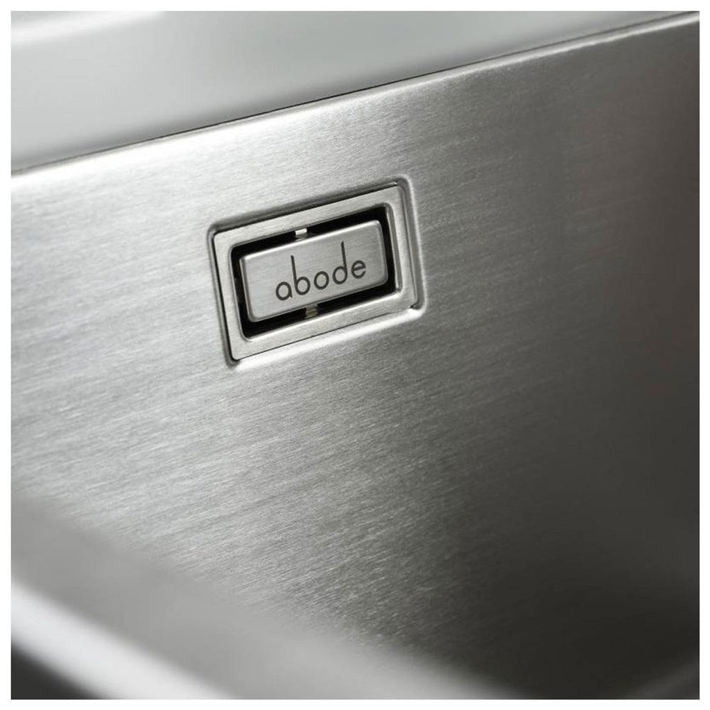 Abode Matrix R15 1.5 Bowl Large Undermount Steel Sink LH or RH