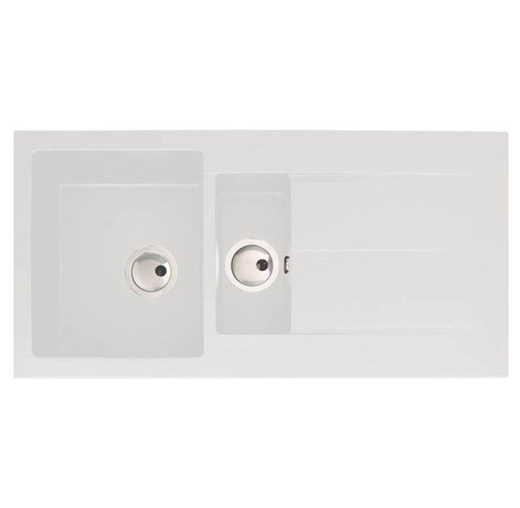 Abode ZERO 1.5 Granite Sink White