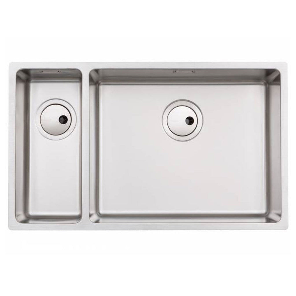 Abode Matrix R15 1.5 Bowl Large Undermount Steel Sink LH or RH