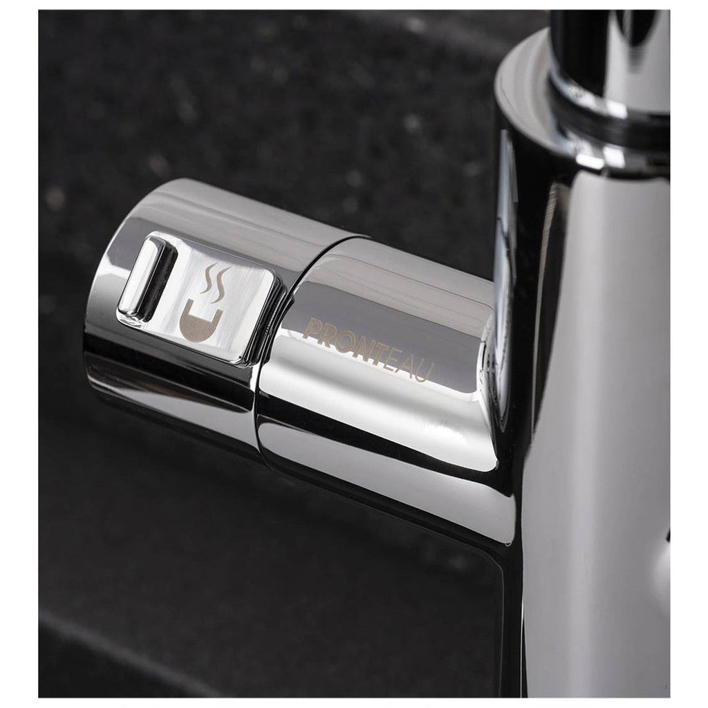 Abode Pronteau Prothia 3 in 1 Monobloc Swan Kitchen Tap - WRAS Approved Chrome