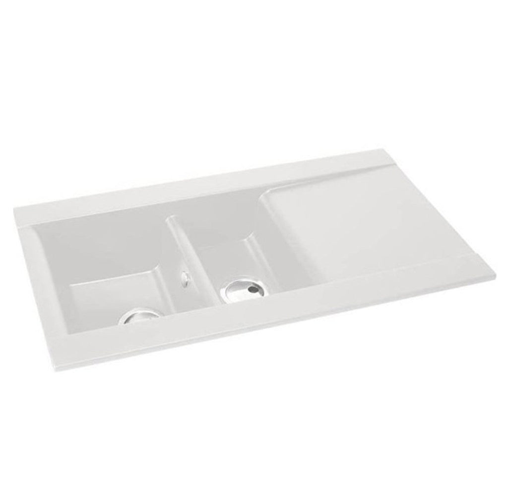Abode ASPEKT 150 Granite Sink White