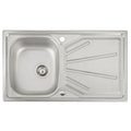 Abode Trydent 1B & Drainer Inset Sink - St/Steel