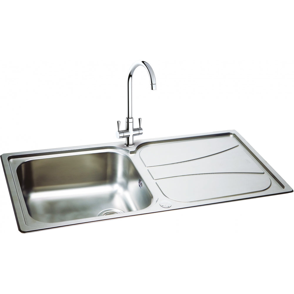 Carron Phoenix ZETA 100 REV Stainless Steel Sink
