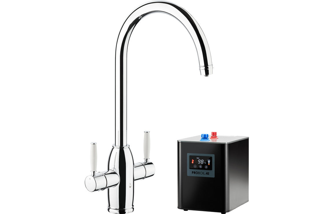 Abode Province 4 IN 1 Monobloc Tap & Proboil.4E Tank - Chrome  PT10052