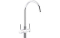 Abode Prostream 3 IN 1 Swan Spout Monobloc Tap - Chrome PT1101
