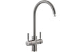 Abode Prostream 3 IN 1 Swan Spout Monobloc Tap - Graphite  PT1103