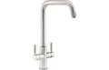 Abode Industria 3 IN 1 Monobloc Tap - Brushed Nickel PT1196