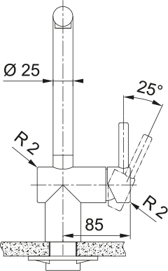 Franke Atlas Neo Pull-Out Nozzle Tap – Copper (115.0638.842)