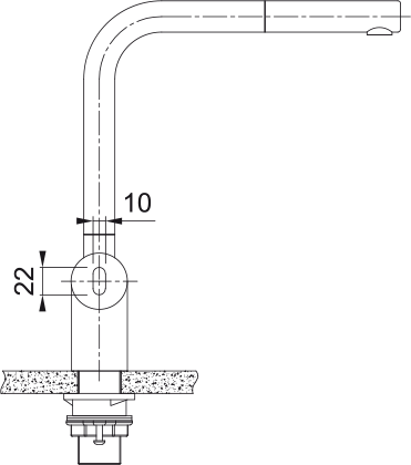 Franke Atlas Sensor Kitchen Tap – Stainless Steel