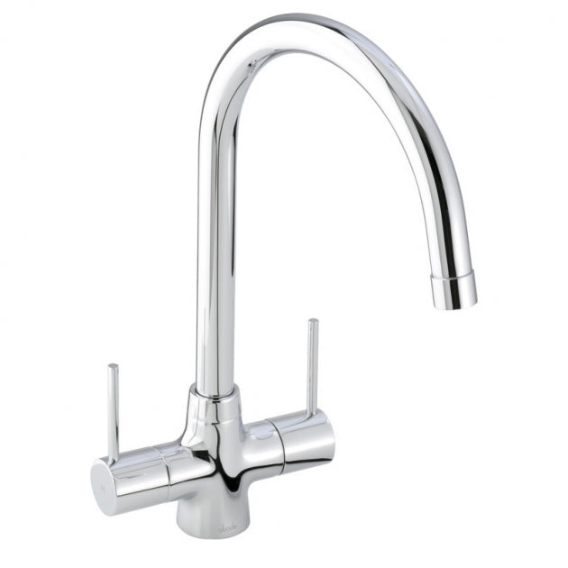 Abode Oriel 1.0 Bowl Granite Inset Kitchen Sink with Nexa Sink Tap 780mm L x 480mm W - Black
