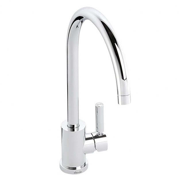 Abode Oriel 1.0 Bowl Granite Inset Kitchen Sink with Atlas Sink Tap 780mm L x 480mm W - Black