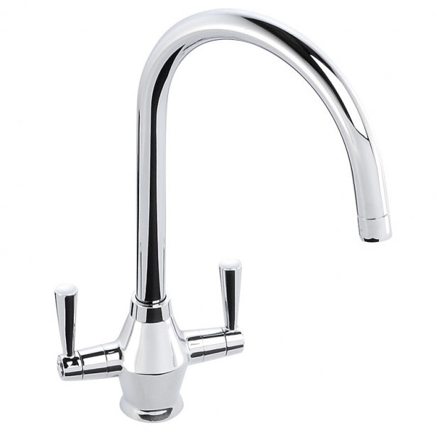 Abode Oriel 1.5 Bowl Granite Inset Kitchen Sink with Astral Sink Tap 950mm L x 480mm W - Black
