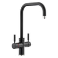 Abode Prostyle 3 IN 1 Quad Spout Monobloc Kitchen Sink Mixer Tap - Matt Black PT1114