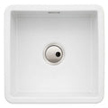 Abode Sandon 1.0 Bowl Ceramic Kitchen Sink 460mm L x 460mm W - White
