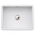 Abode Sandon 1.0 Bowl Ceramic Kitchen Sink 595mm L x 460mm W - White