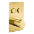 Abode Uno Concealed Brushed Brass Shower Pack