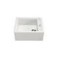 Abode Optima 1.25B Granite Belfast Sink White Granite AW3202